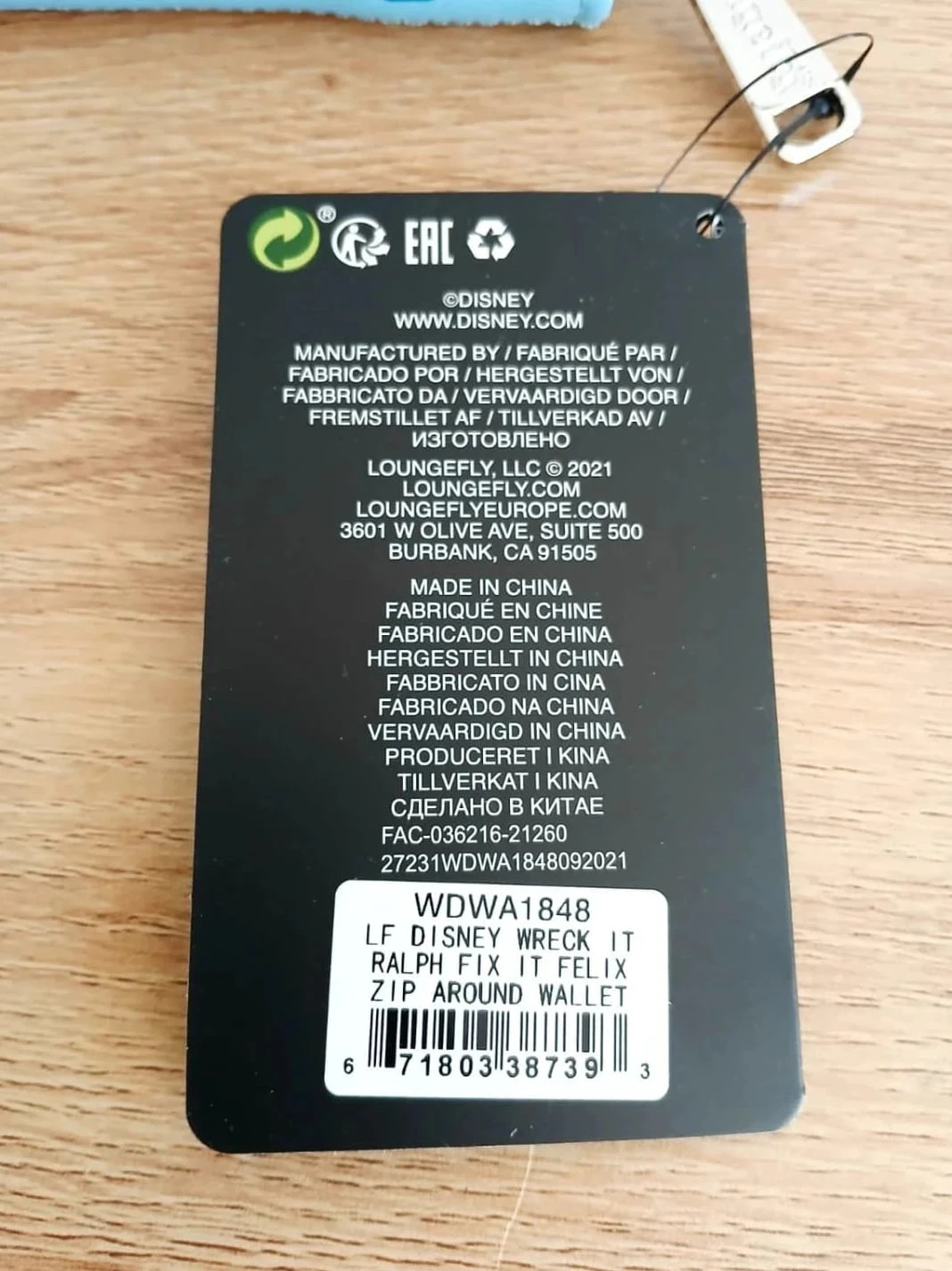 Disney Loungefly Portefeuille Wreck It Ralph Fix It Felix – photo 4